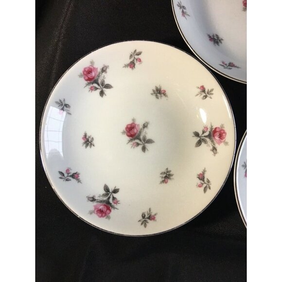Meito China Other - 3 Pink Rose Chintz Berry Fruit Bowls Rosechintz By Meito Japan Dishes Porcelain